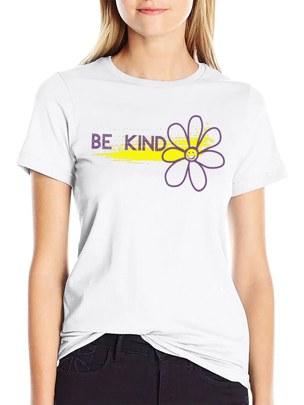 Be Kind Flower Graphic Tee - Soft Cotton Comfort product image 8