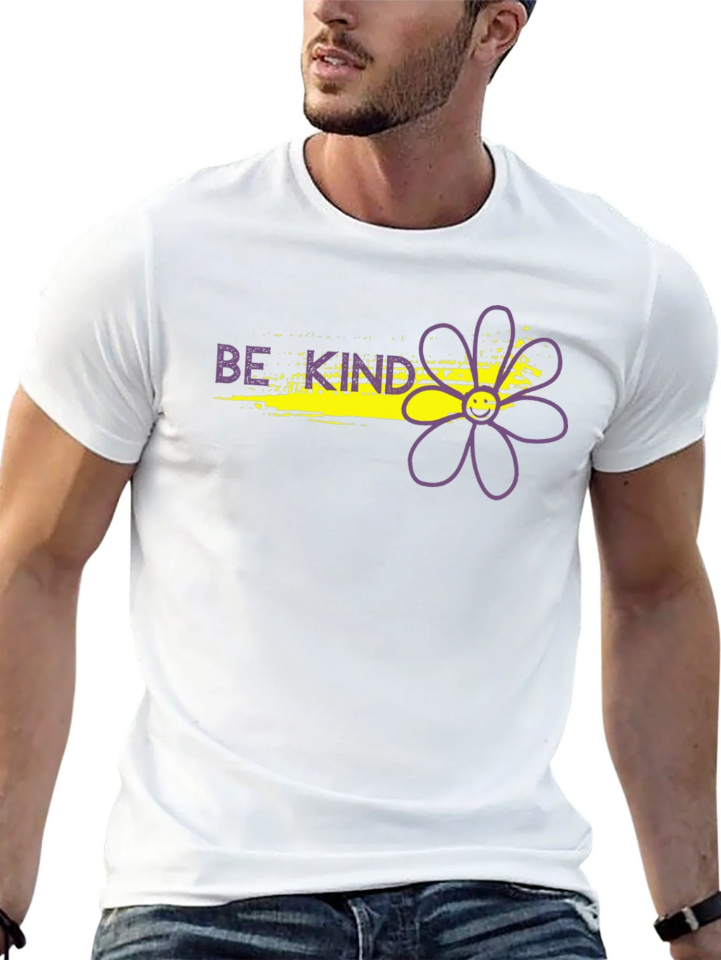 Be Kind Flower Graphic Tee - Soft Cotton Comfort product image 12
