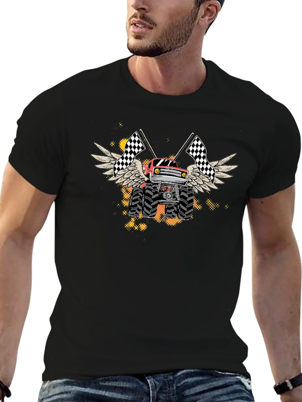 Monster Truck Graphic Black Tee product image 3