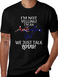 Australian Girl T-Shirt - Funny Loud Talker Tee product image 1
