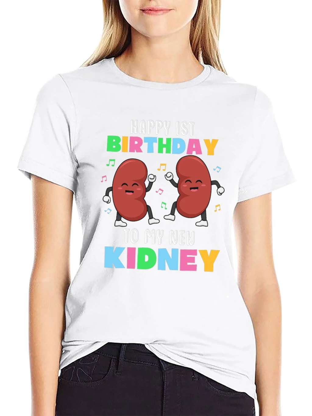Happy 1st Birthday To My New Kidney T-Shirt product image 8