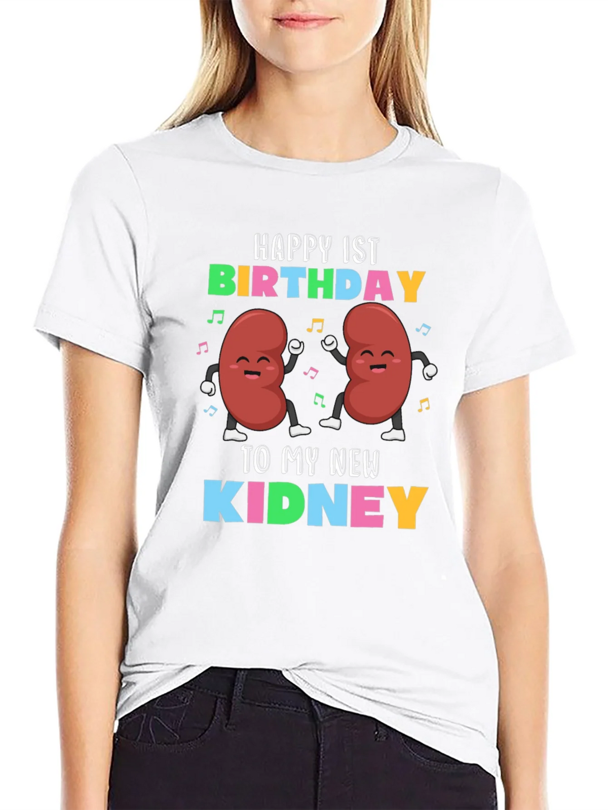 Happy 1st Birthday To My New Kidney T-Shirt product image 8