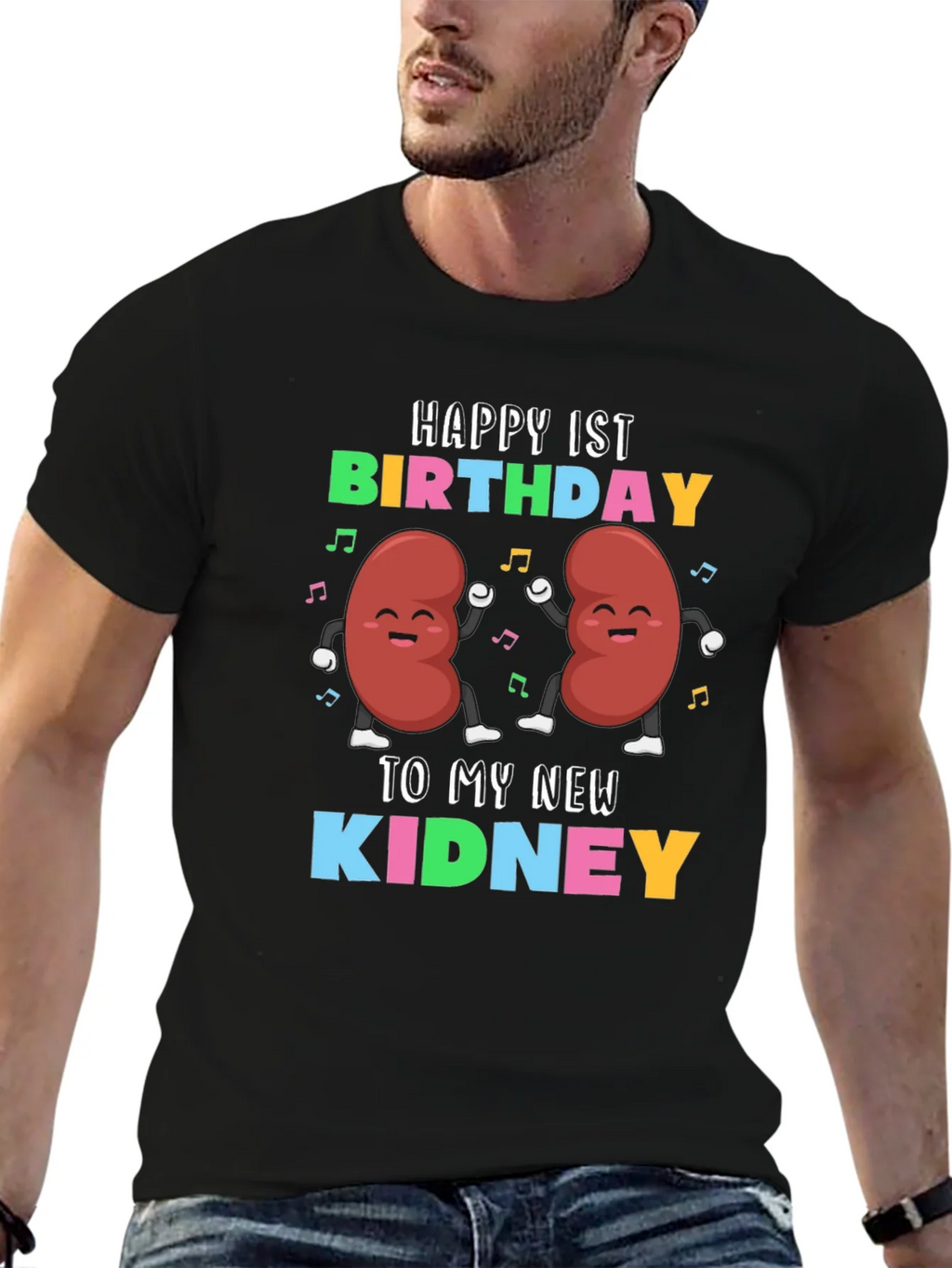 Happy 1st Birthday To My New Kidney T-Shirt product image 6