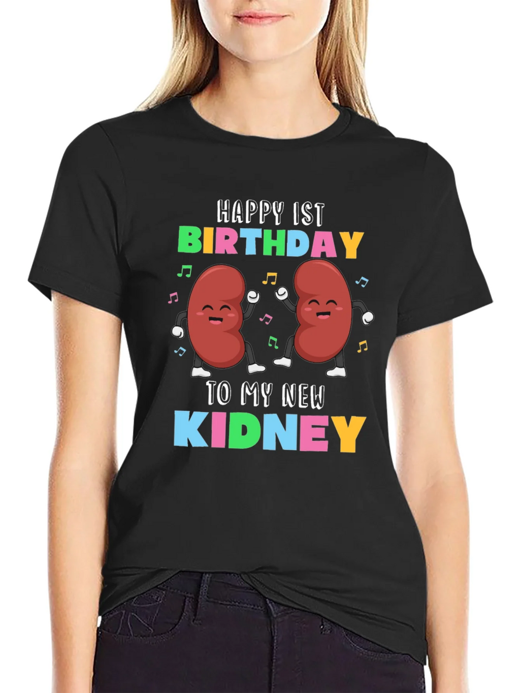 Happy 1st Birthday To My New Kidney T-Shirt product image 2
