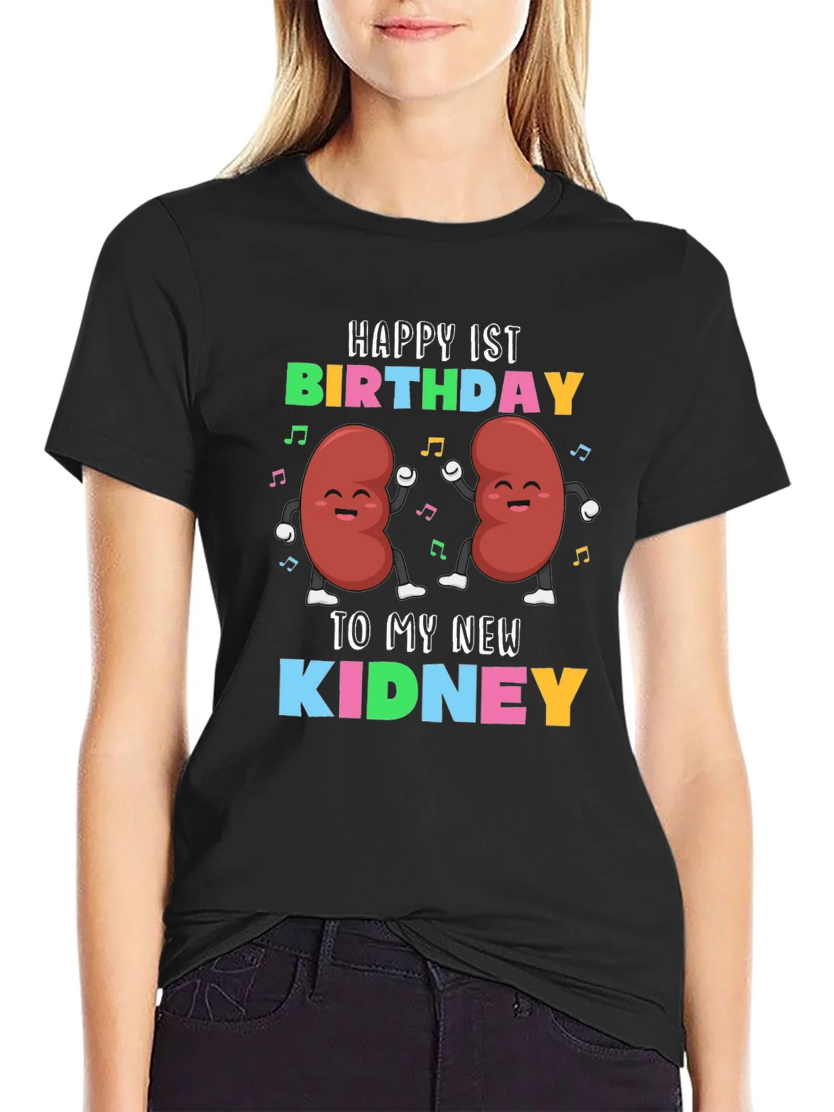 Happy 1st Birthday To My New Kidney T-Shirt product image 2