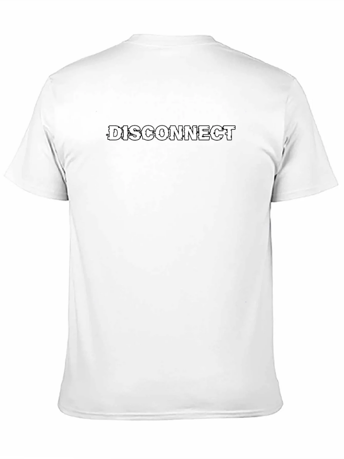 Disconnect Graphic T-Shirt - Black Cotton Tee product image 3