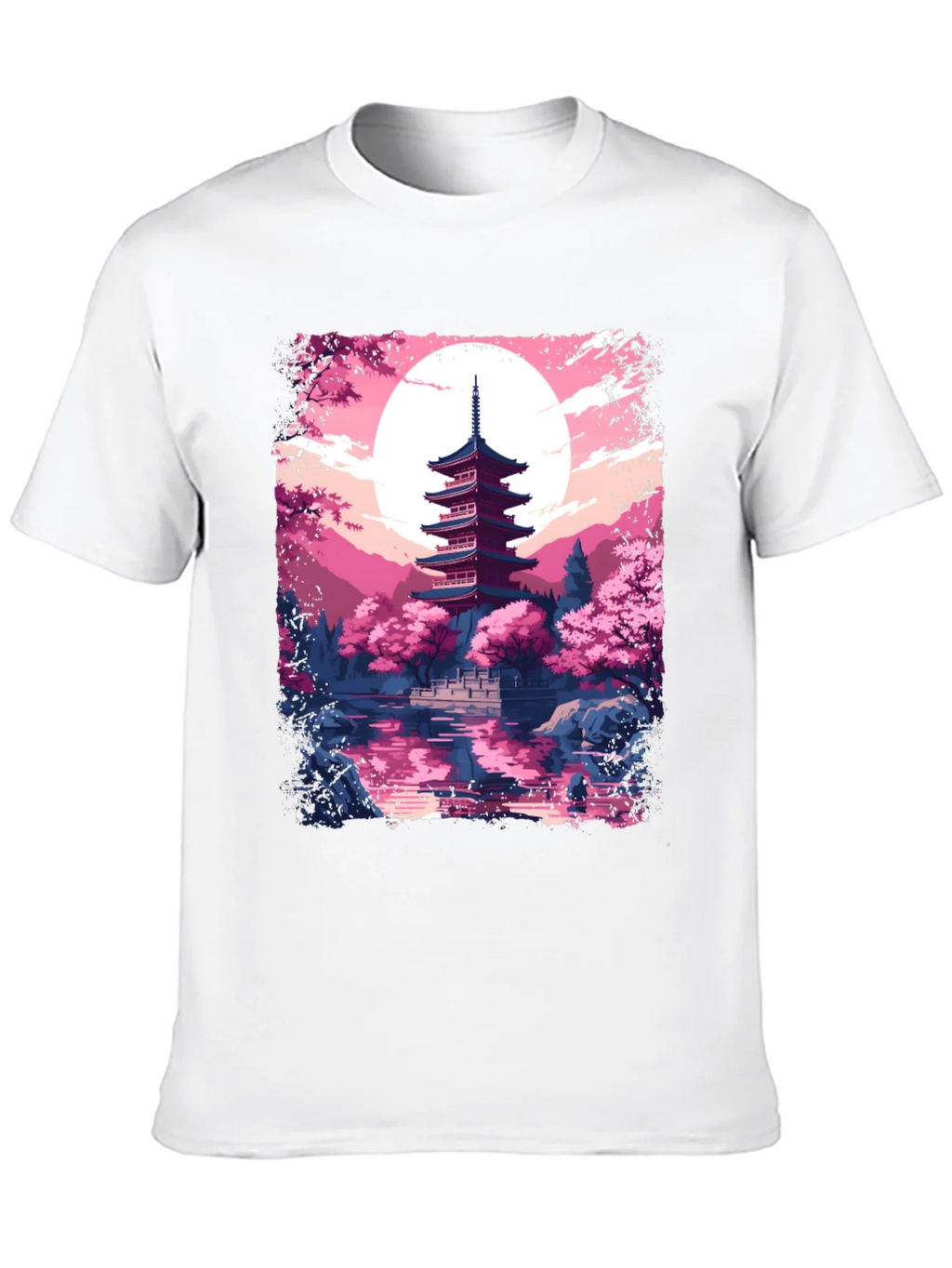 Japanese Pagoda Graphic Tee - Black product image 9