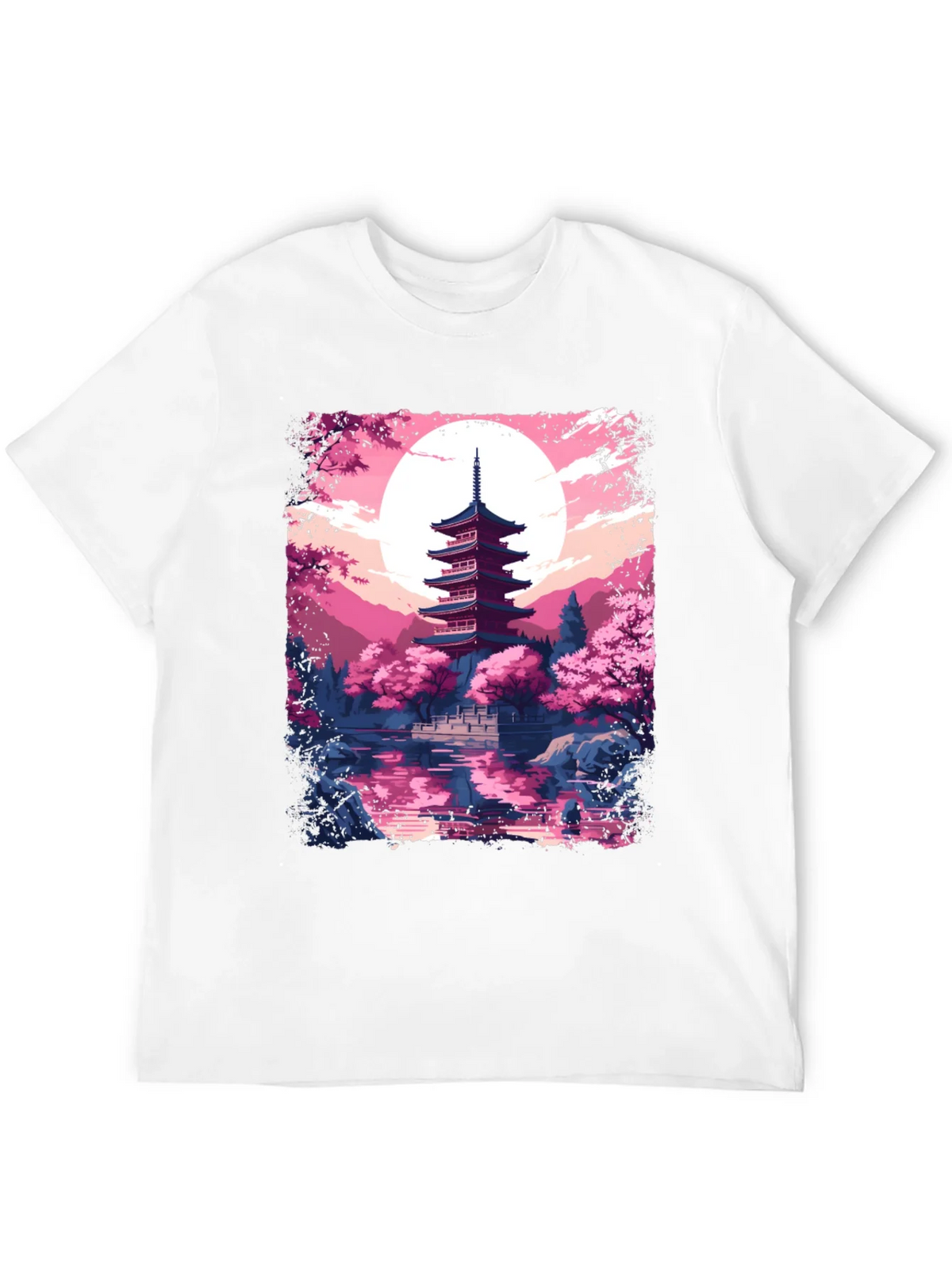 Japanese Pagoda Graphic Tee - Black product image 11