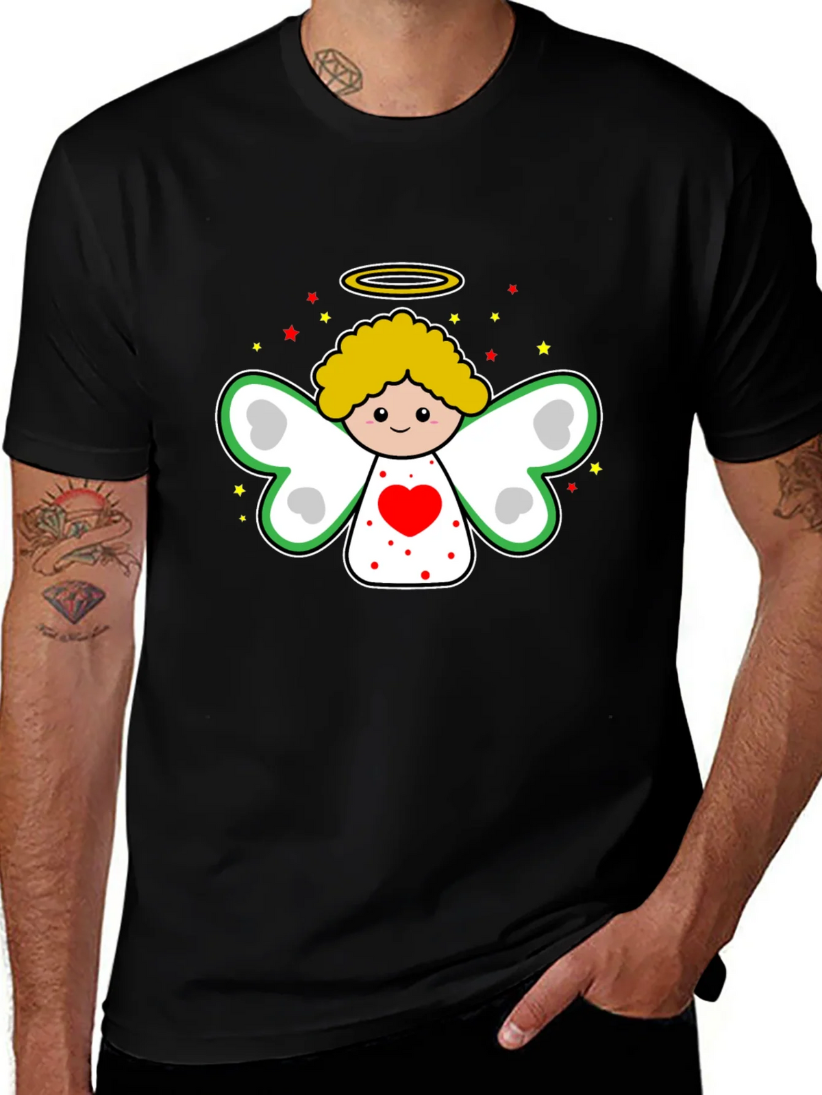 Cute Angel Graphic T-Shirt product image 1