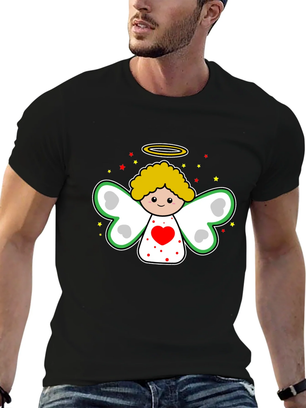 Cute Angel Graphic T-Shirt product image 5