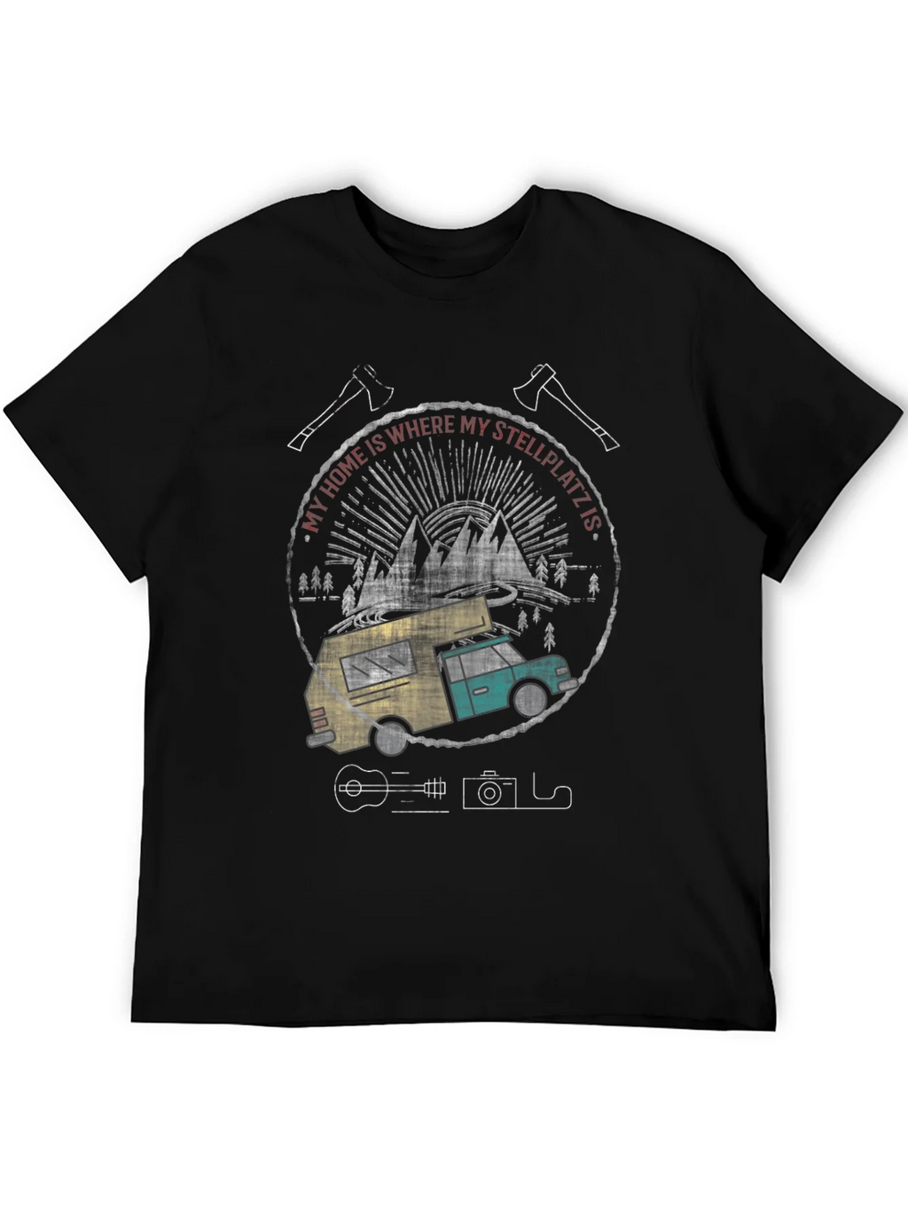 Stellplatz Camper T-Shirt - Adventure Ready product image 2