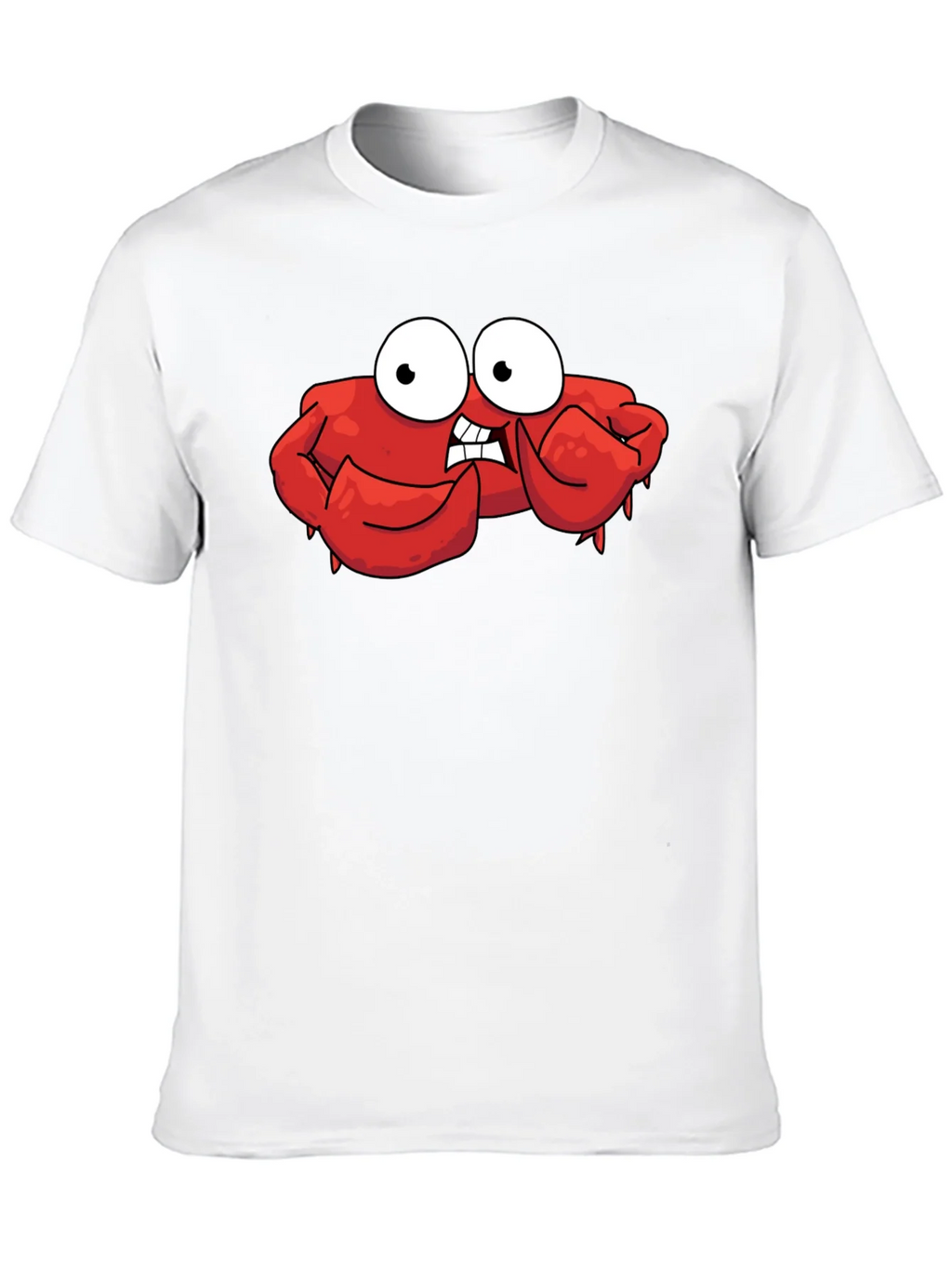 Funny Cartoon Crab Graphic Black T-Shirt product image 9