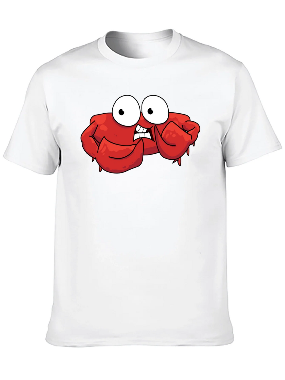 Funny Cartoon Crab Graphic Black T-Shirt product image 9