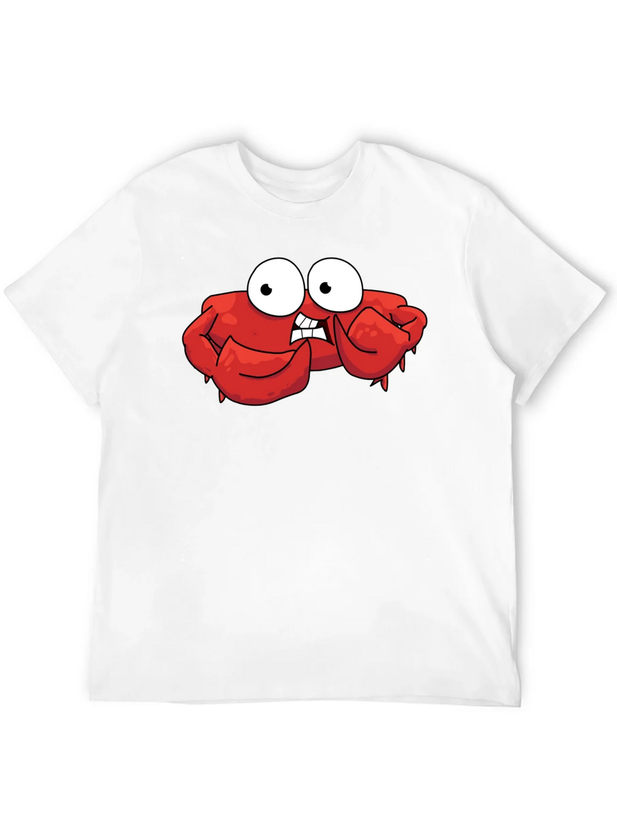Funny Cartoon Crab Graphic Black T-Shirt product image 11