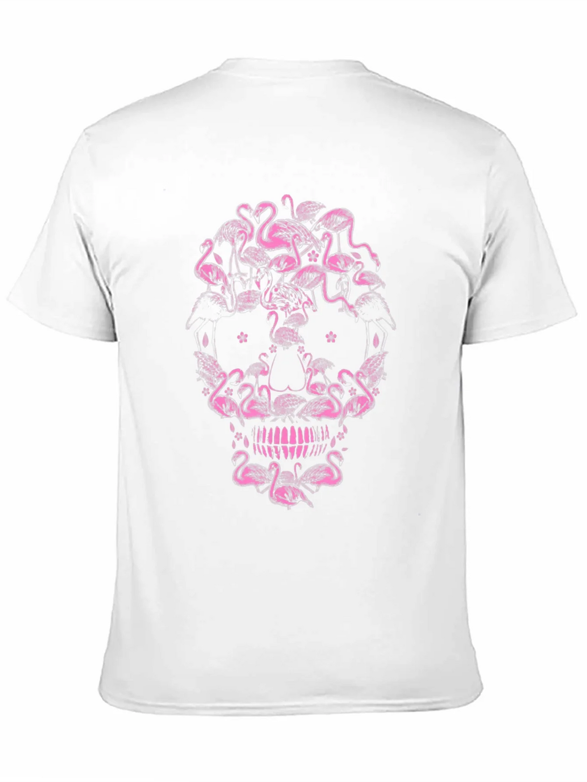 Flamingo Skull Graphic Tee - Unique Pink Design product image 10