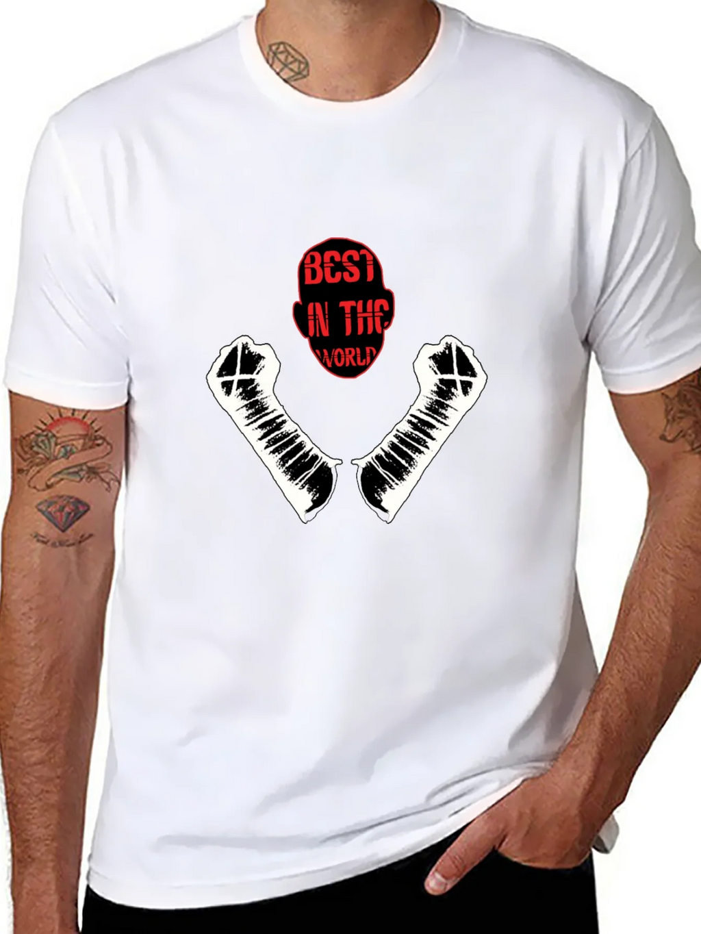 Best in the World Graphic Black T-Shirt product image 7