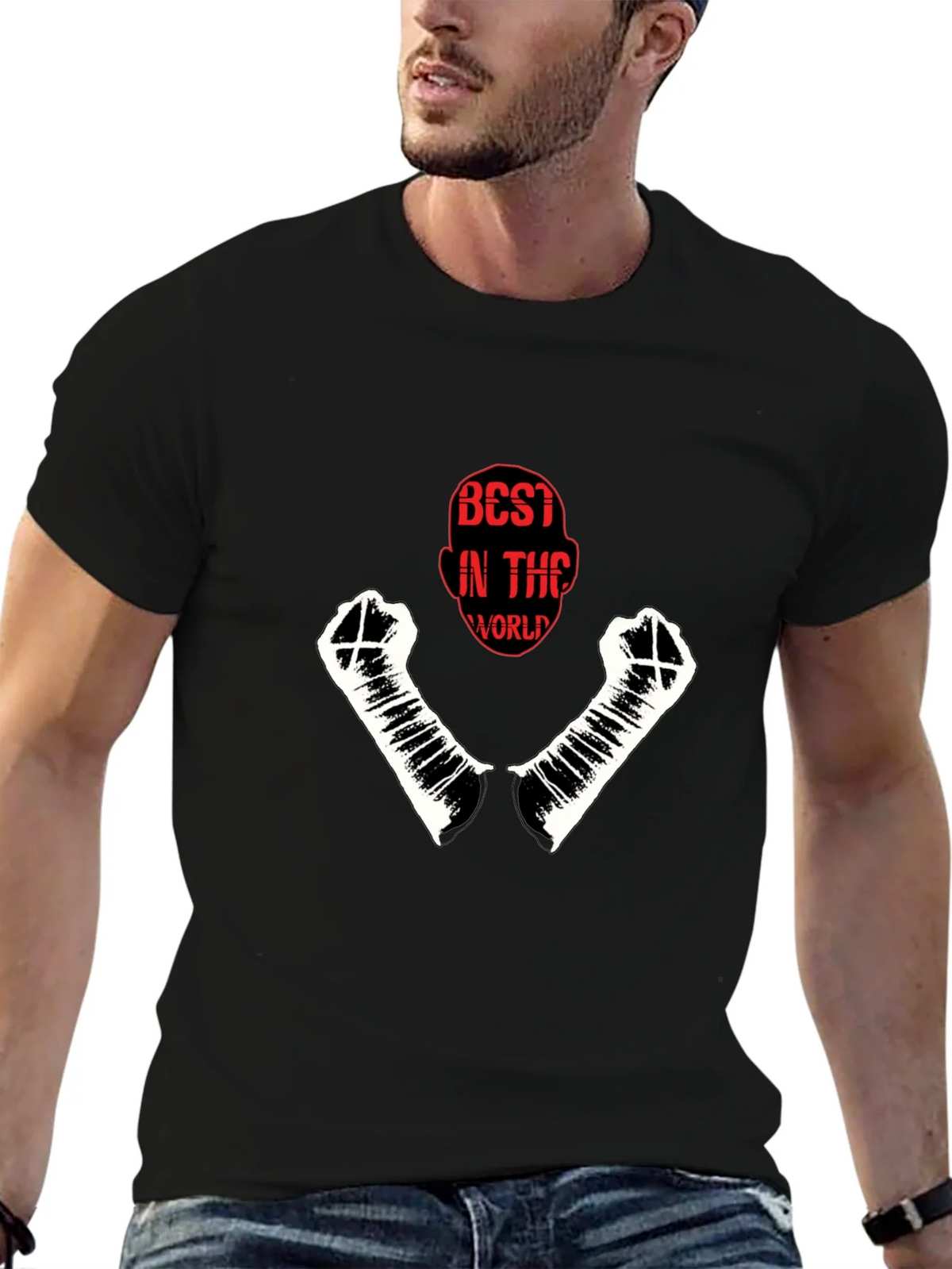 Best in the World Graphic Black T-Shirt product image 6