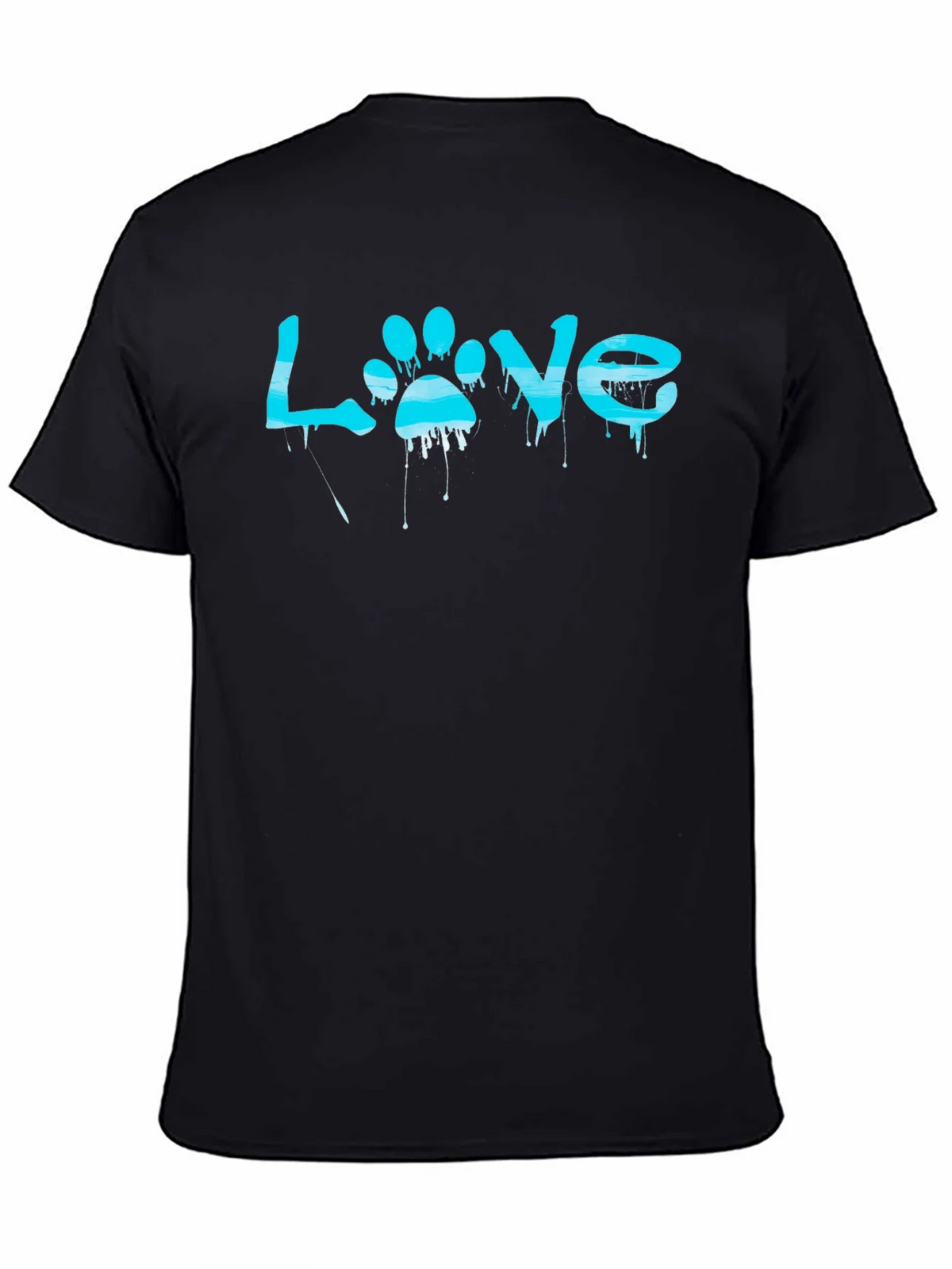 Love Paw Print Graphic Tee - Trendy Pet Lover Shirt product image 4