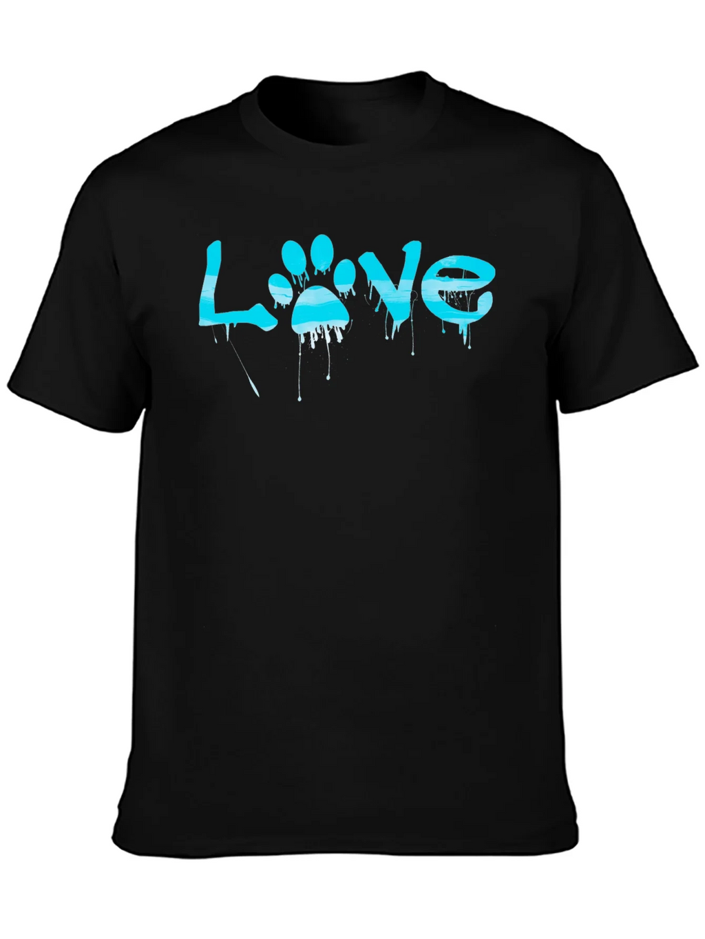 Love Paw Print Graphic Tee - Trendy Pet Lover Shirt product image 3