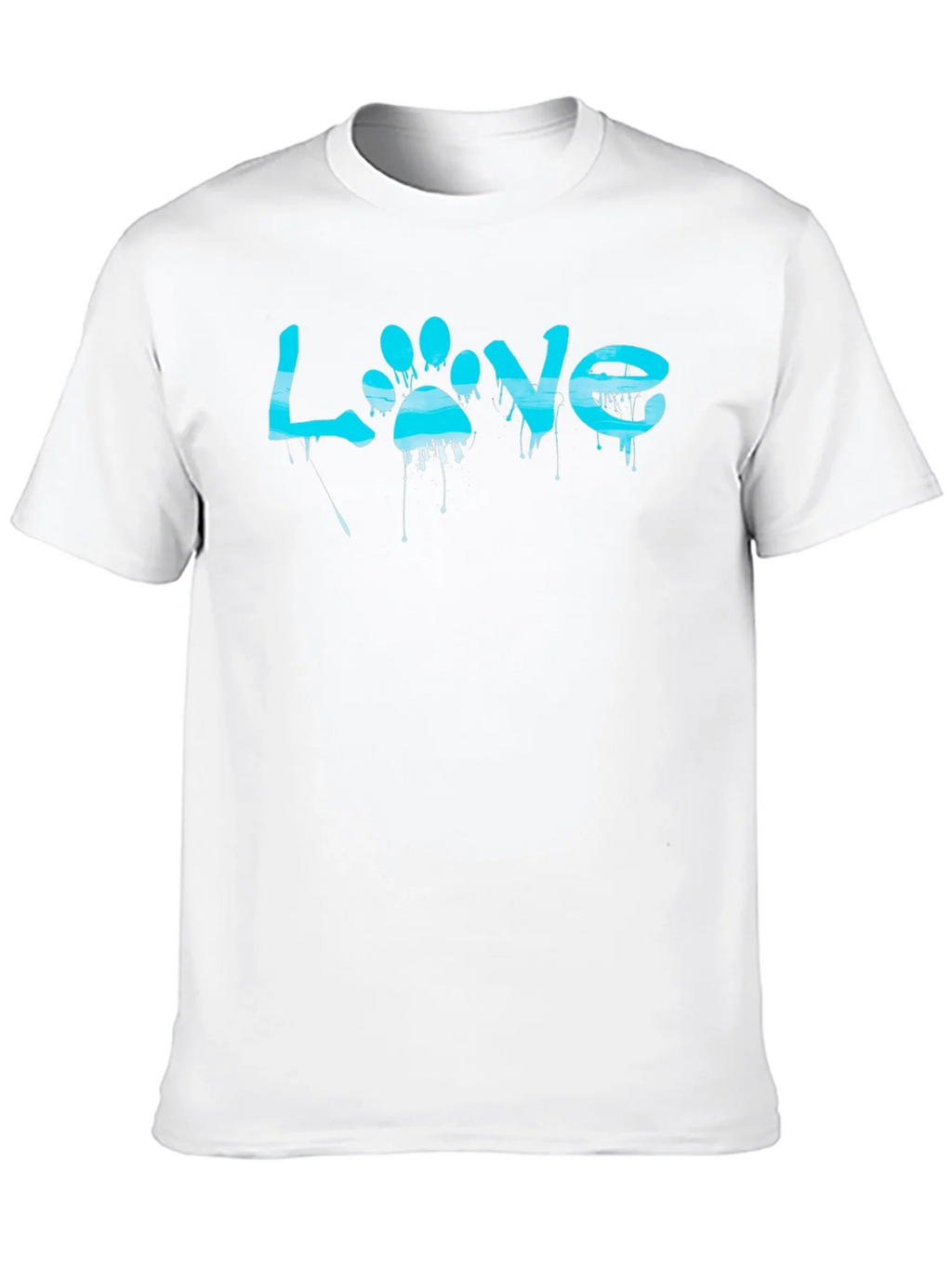 Love Paw Print Graphic Tee - Trendy Pet Lover Shirt product image 9