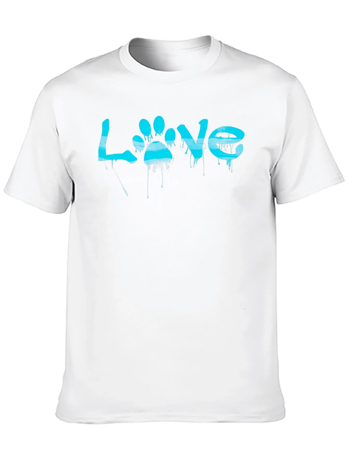 Love Paw Print Graphic Tee - Trendy Pet Lover Shirt product image 9