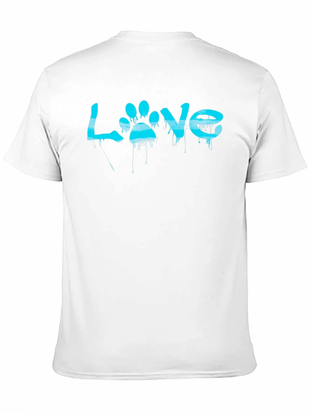 Love Paw Print Graphic Tee - Trendy Pet Lover Shirt product image 10