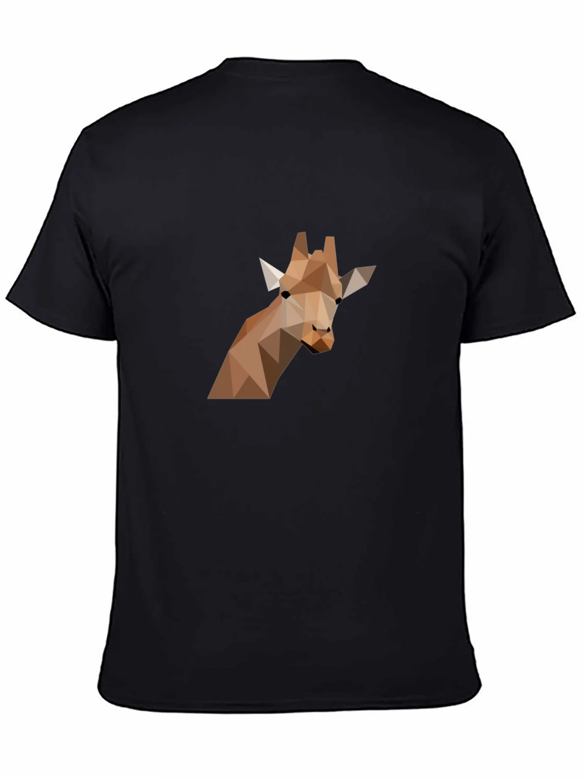 Geometric Giraffe Graphic Tee - Modern Art Shirt product image 3