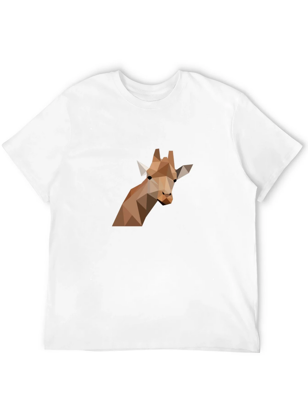Geometric Giraffe Graphic Tee - Modern Art Shirt product image 9
