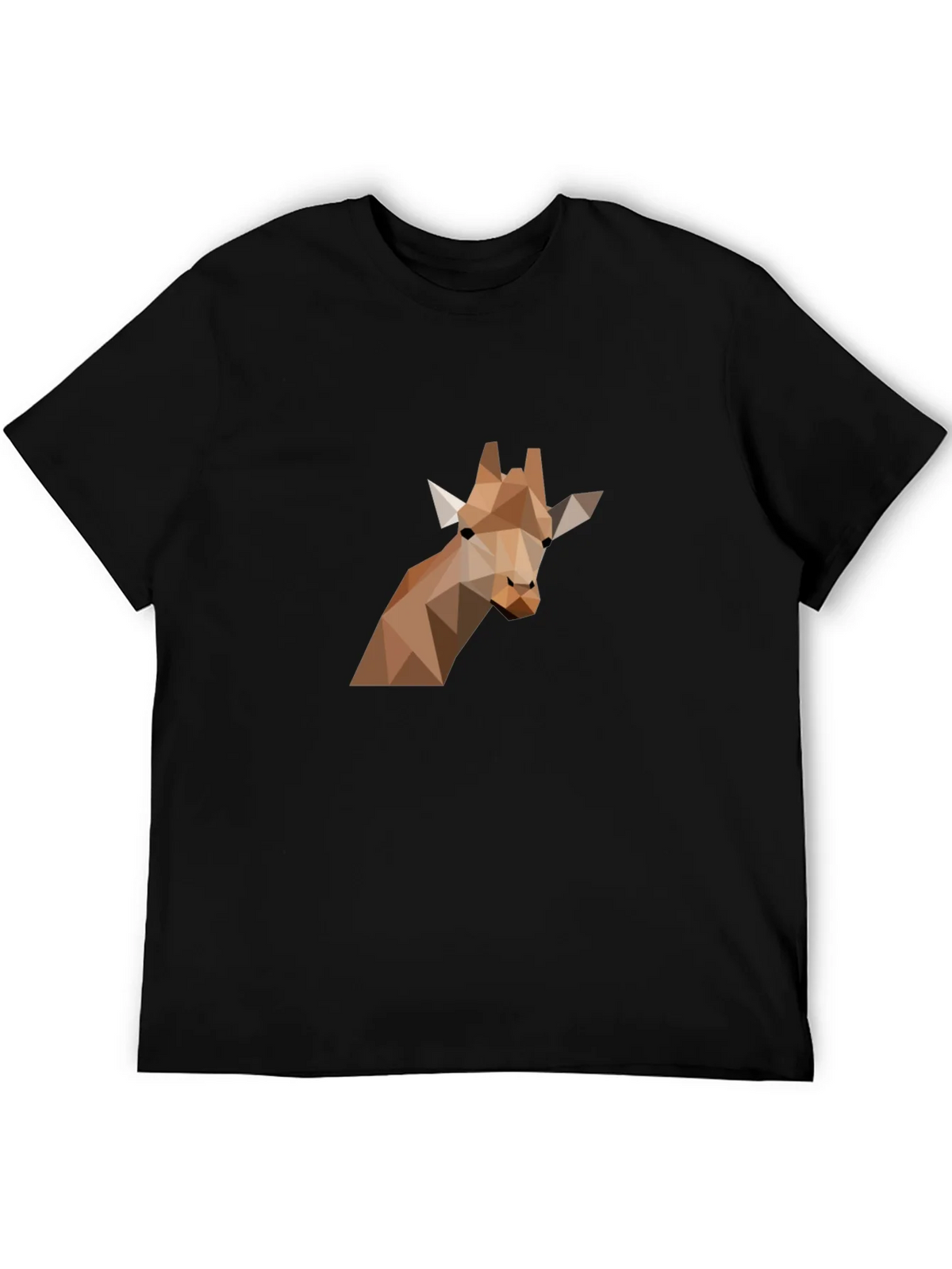 Geometric Giraffe Graphic Tee - Modern Art Shirt product image 4