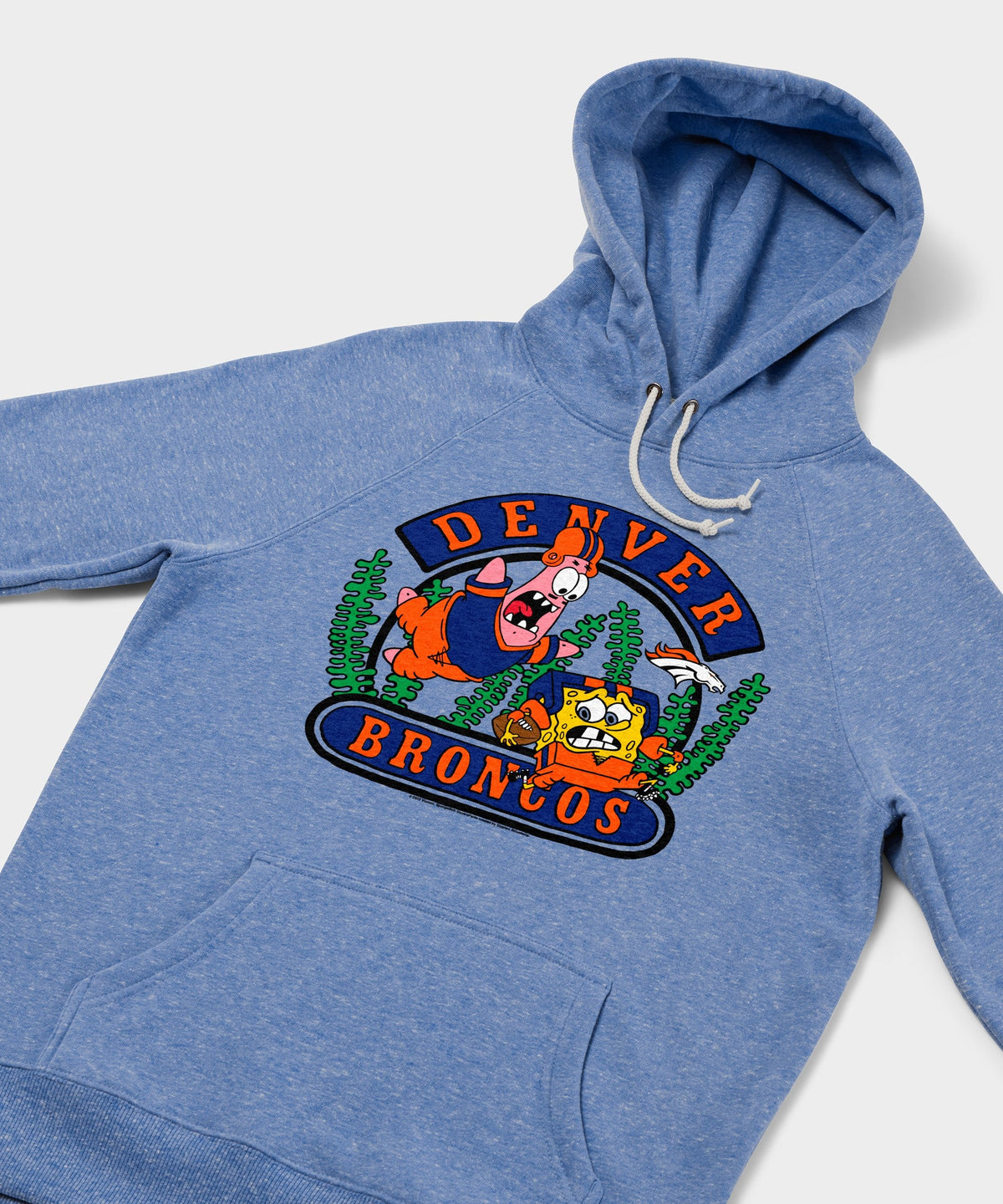 SpongeBob And Patrick X Denver Broncos Hoodie product image 2