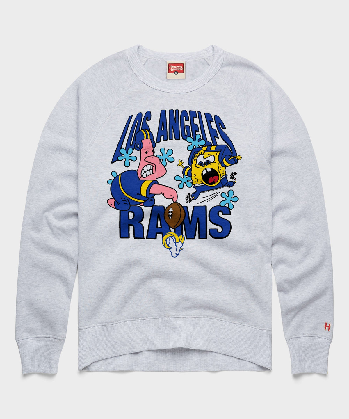 SpongeBob And Patrick X LA Rams Crewneck product image 1
