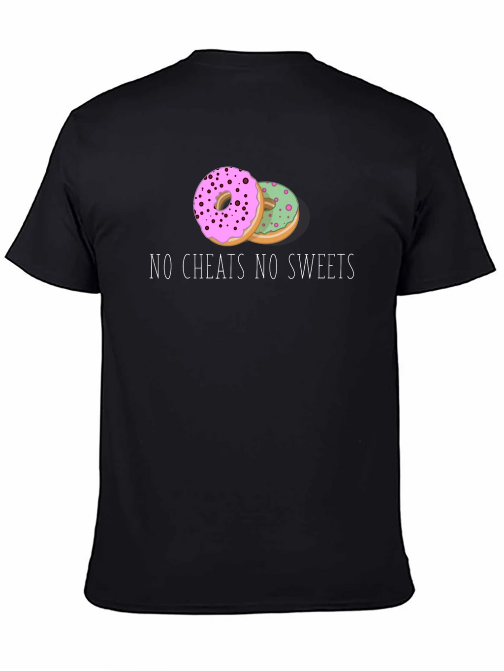 No Cheats No Sweets Donut Graphic Tee product image 4