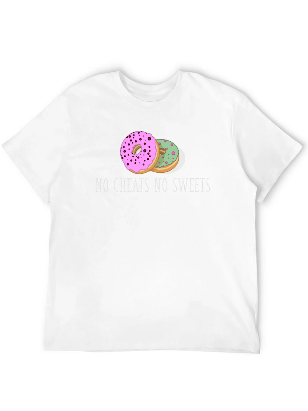 No Cheats No Sweets Donut Graphic Tee product image 11