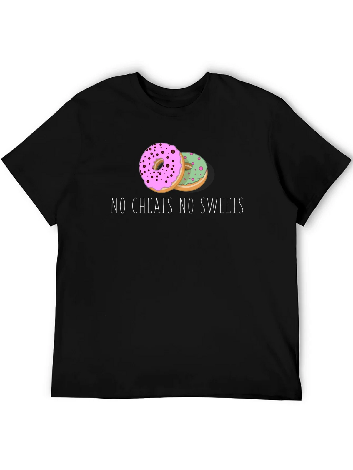 No Cheats No Sweets Donut Graphic Tee product image 5