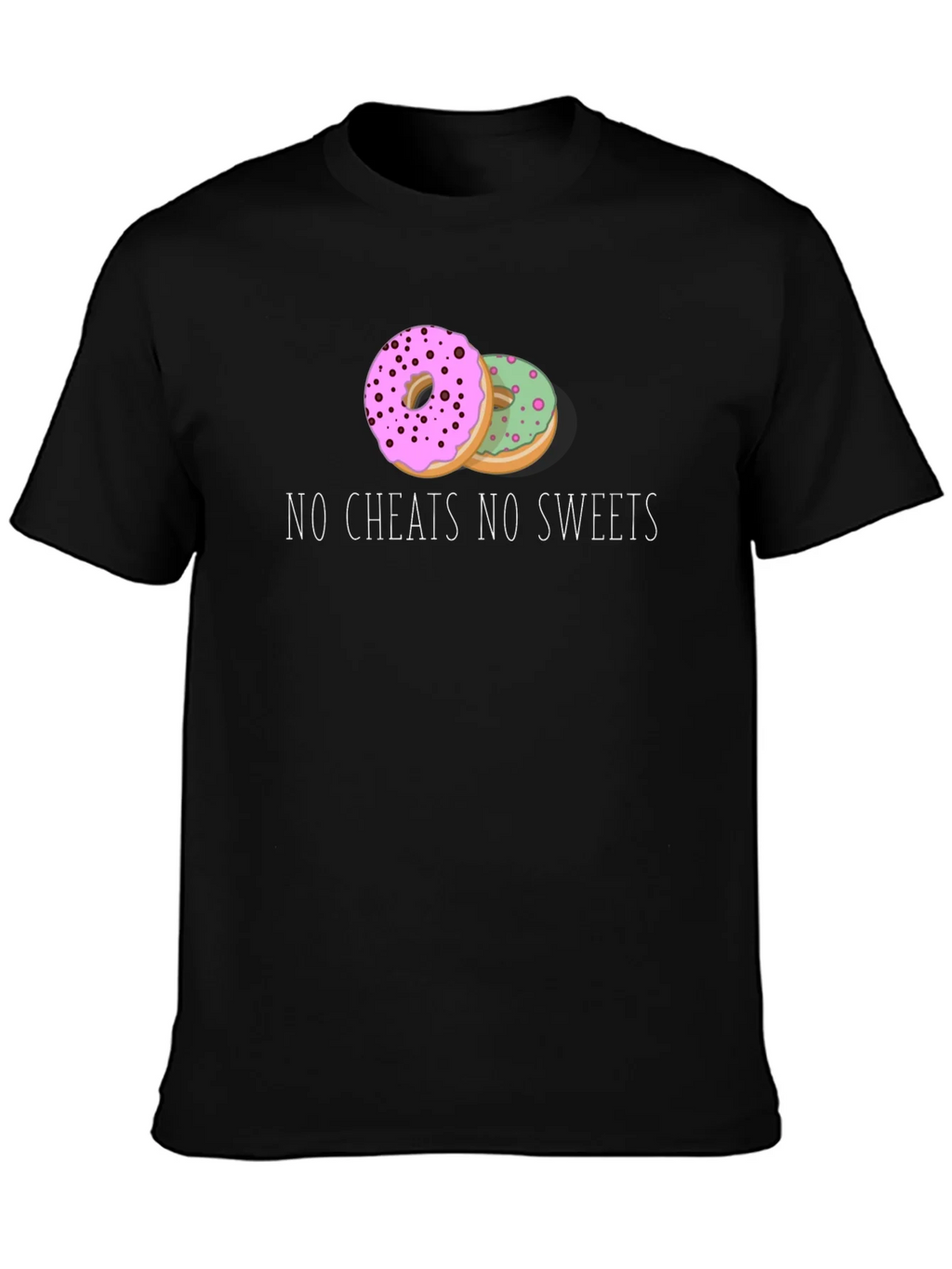 No Cheats No Sweets Donut Graphic Tee product image 3