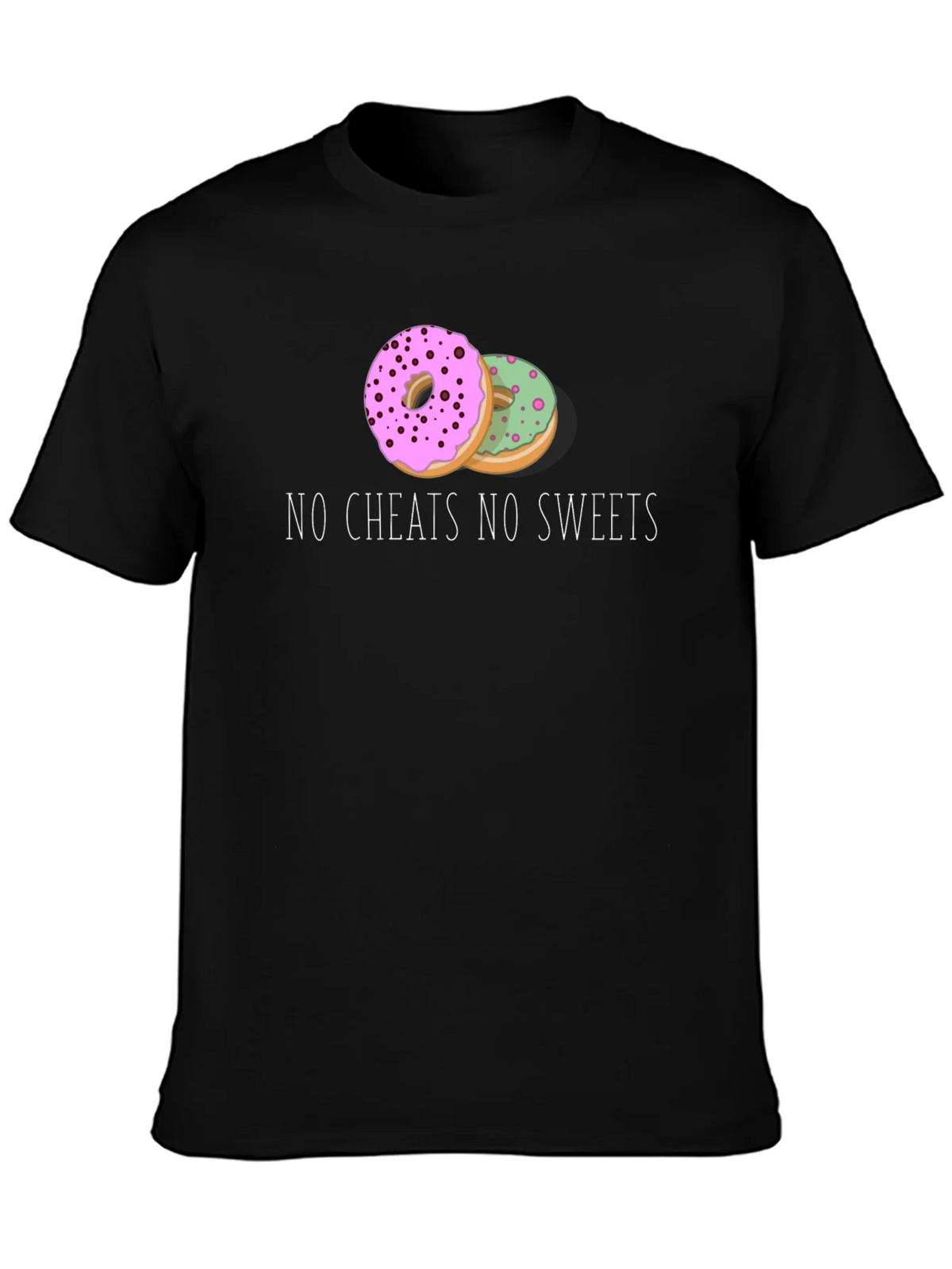No Cheats No Sweets Donut Graphic Tee product image 3