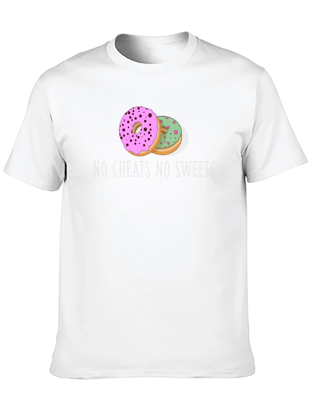 No Cheats No Sweets Donut Graphic Tee product image 9
