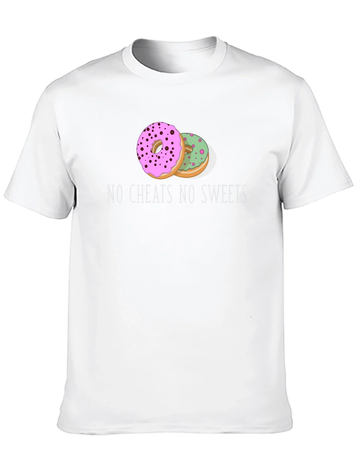 No Cheats No Sweets Donut Graphic Tee product image 9