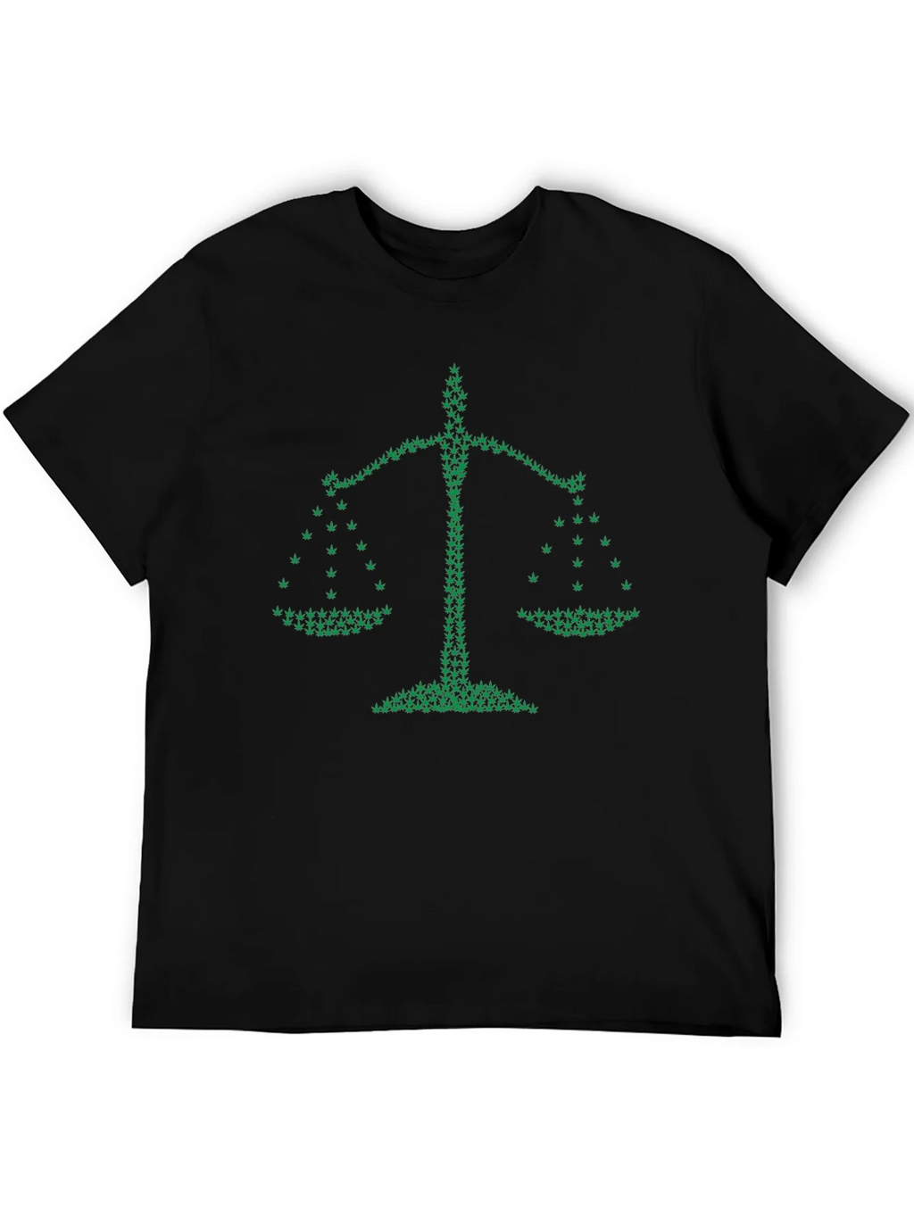 Legalize It: Scales of Justice Cannabis T-Shirt product image 5