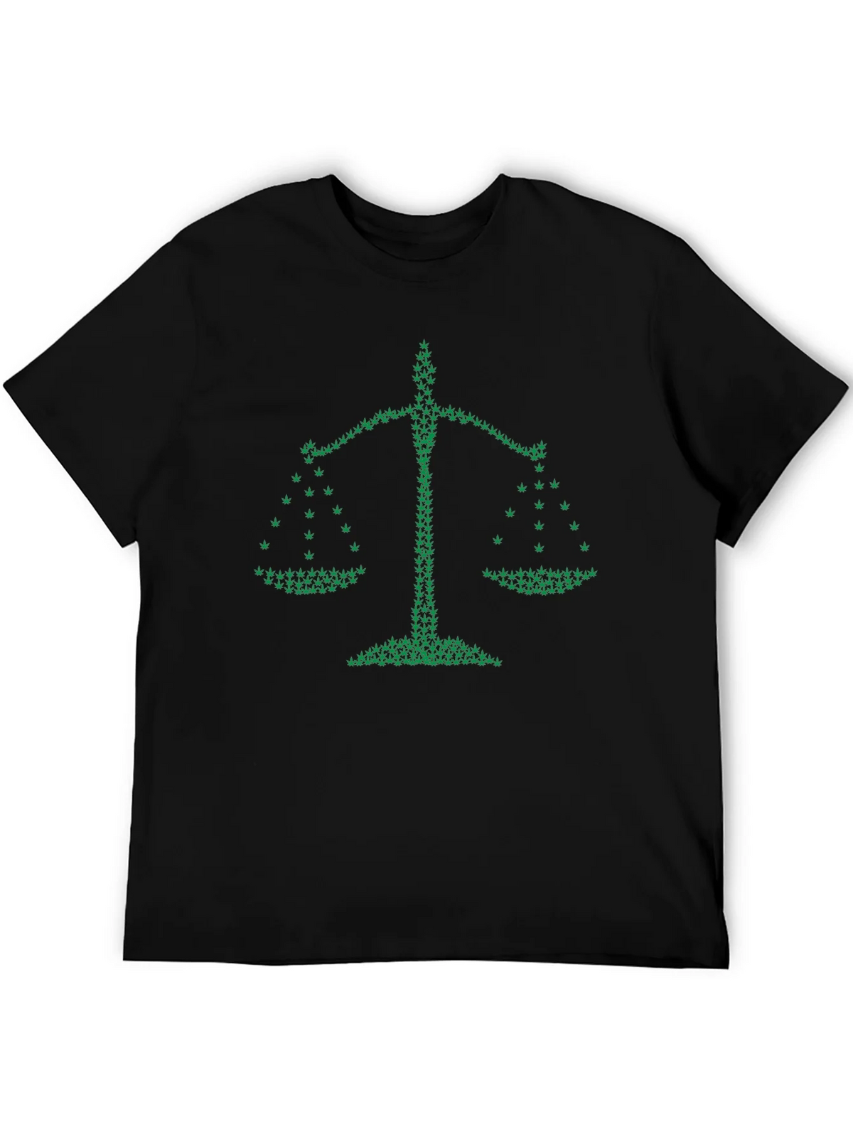 Legalize It: Scales of Justice Cannabis T-Shirt product image 5