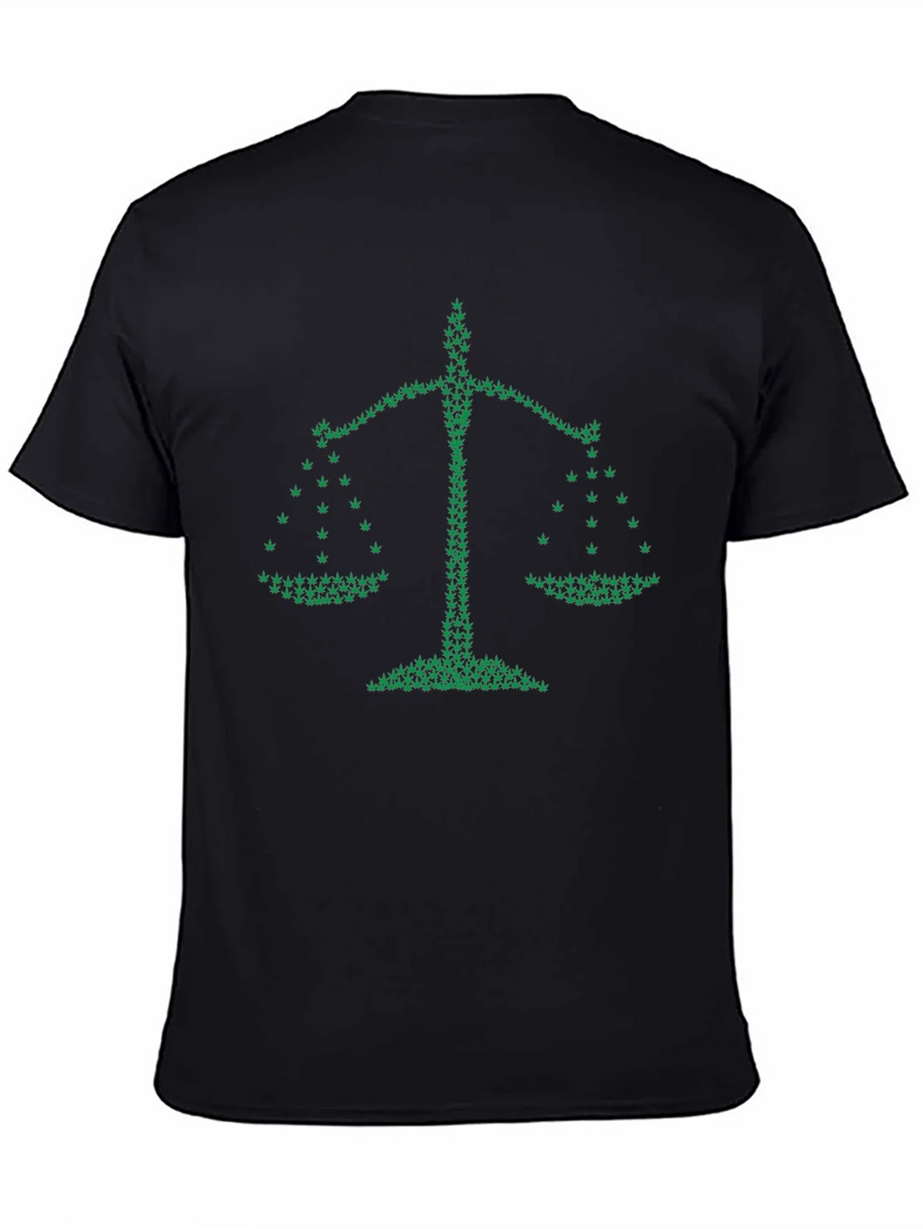 Legalize It: Scales of Justice Cannabis T-Shirt product image 4