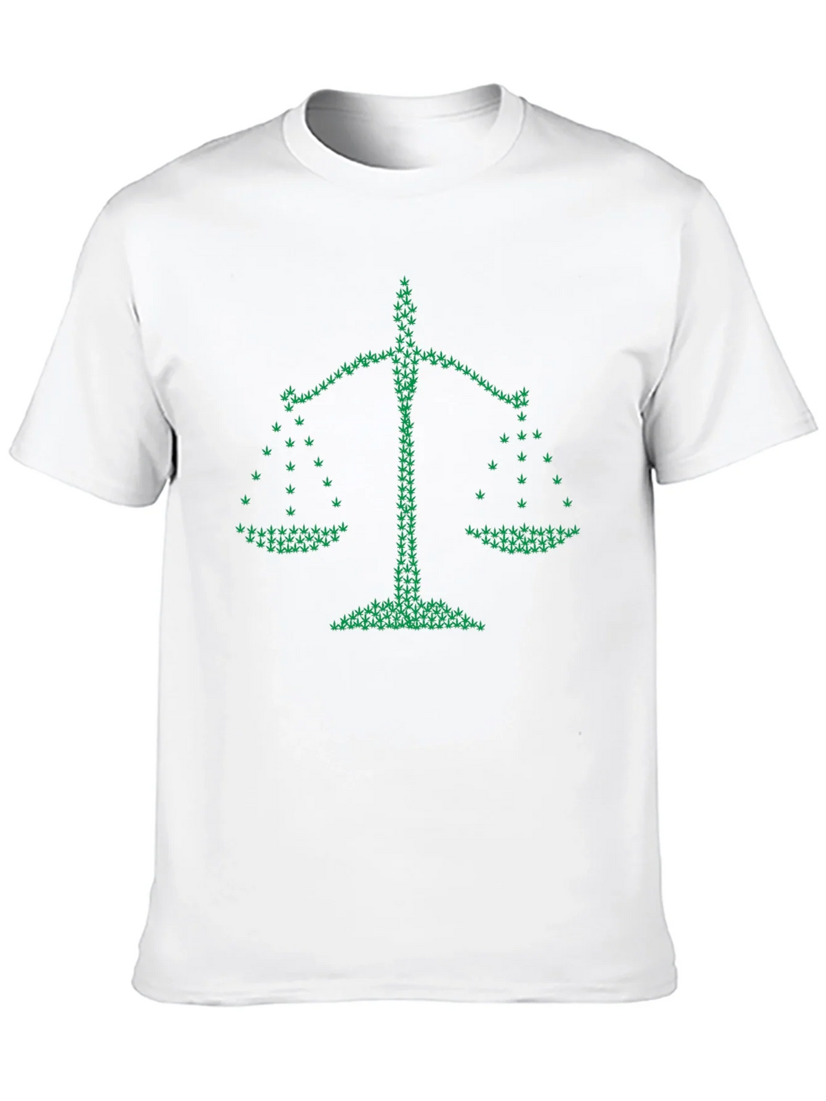 Legalize It: Scales of Justice Cannabis T-Shirt product image 9