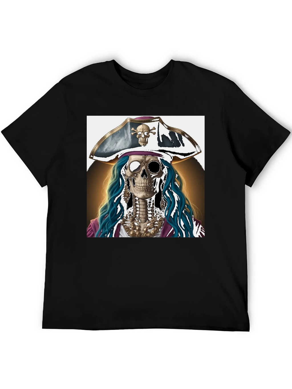 Pirate Skeleton T-Shirt - Unique Graphic Tee product image 5