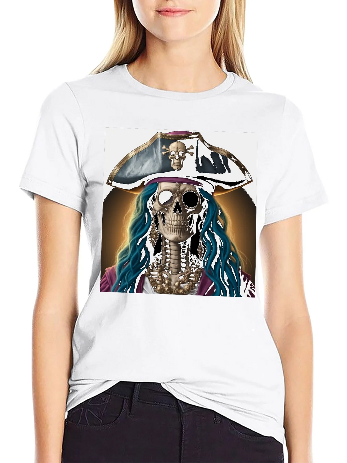 Pirate Skeleton T-Shirt - Unique Graphic Tee product image 7