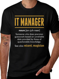 IT Manager Definition T-Shirt product image 1