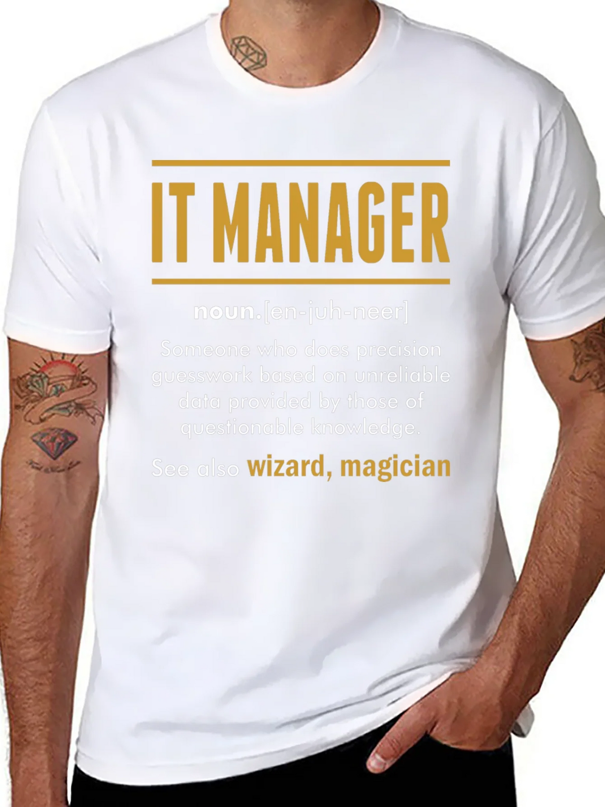 IT Manager Definition T-Shirt product image 3