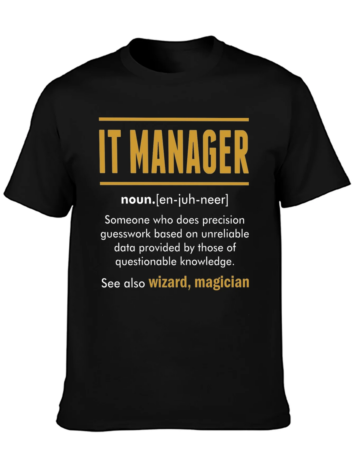 IT Manager Definition T-Shirt product image 2