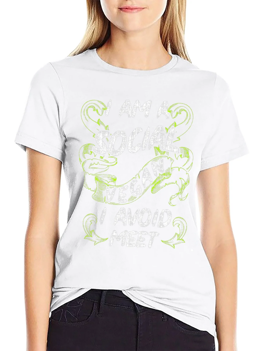 Social Vegan T-Shirt - Avoid the Meet product image 8