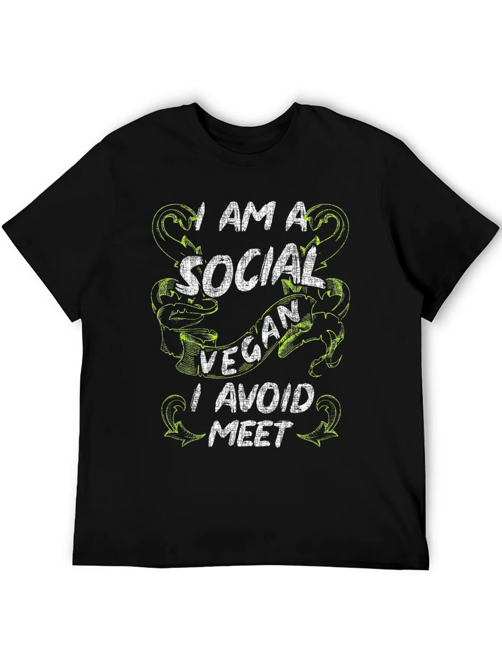 Social Vegan T-Shirt - Avoid the Meet product image 5