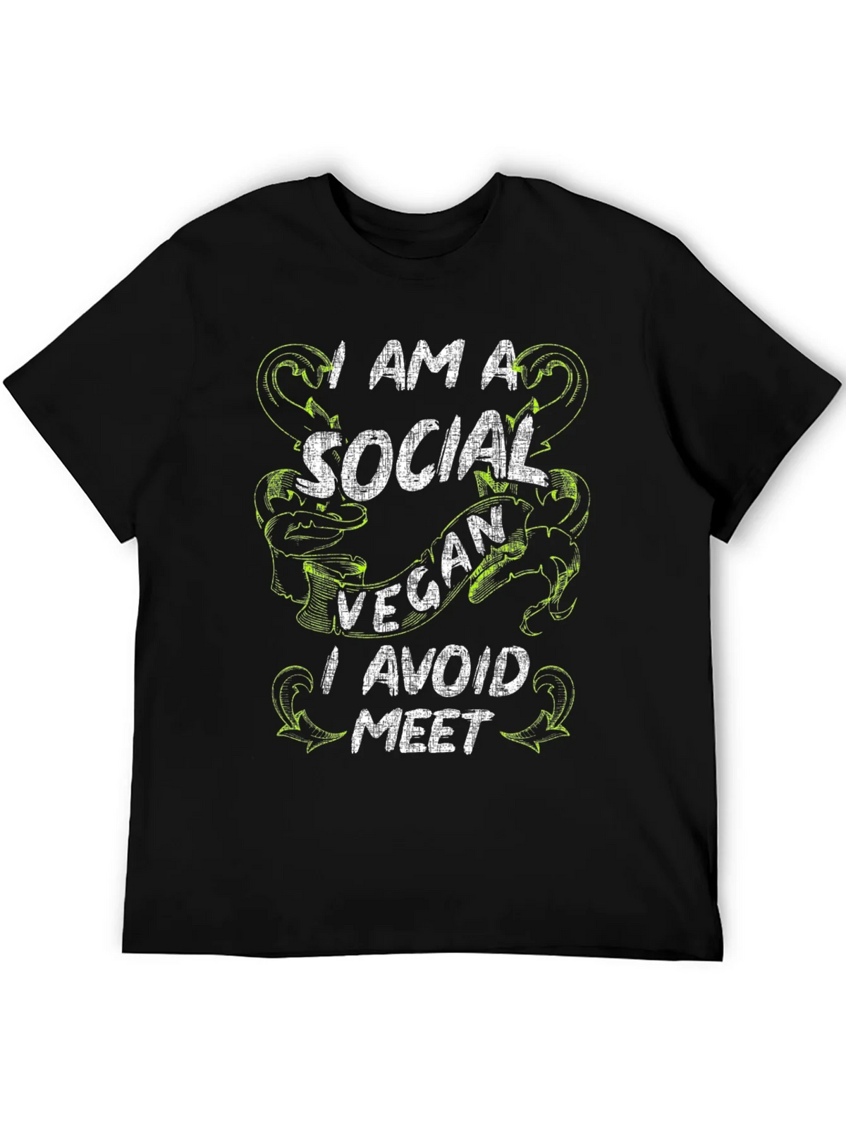 Social Vegan T-Shirt - Avoid the Meet product image 5